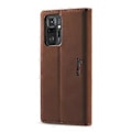 Pikkukuva 2 / 5: Xiaomi Redmi Note 10 Pro Forwenw F1 -sarjan nahkakotelo Brown