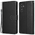 Pikkukuva 1 / 5: Samsung Galaxy S23 FE -kotelo, korttipaikat, PU-nahkainen läppäkotelo Style E