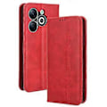 Miniatyrbillede 1 af 5: Til Infinix Smart 8 4G X6525/Smart 8 HD 4G Retro PU Læder Telefon Etui Wallet Stand Cover Style C