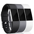 Miniatyrbillede 1 af 4: 3 stk. udskiftningsrem til Fitbit Charge 2-rem, til kvinder/mænd