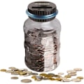 Miniatyrbild 1 av 5: Digital Mynttank, Automatisk Spargris med LCD-Display, 2,5L La