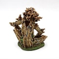 Miniatyrbillede 2 af 2: Akvariedekorationer Betta Fisk Dekorationer Gammel Træmand Harpiks Statue til Akvariedekoration