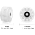 Miniatyrbillede 2 af 5: Skateboardhjul, 4 stk./sæt lys skateboardhjul Quad Roller S