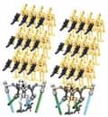 Palapeli Star Wars Battle Droid -sotilasrakennuspalikat - 26 kpl - M