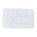 Miniatyrbillede 1 af 5: 3D Neglekunstform med forskellige mønstre Skabelon Udskærings Sticker Stencil Værktøj Forme til Negleentusiaster og Saloner 14