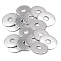 Miniatyrbillede 1 af 5: 100 stk. M6 rustfrie stålskiver Metal flade skiver 18mm store D