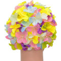 Miniatyrbillede 3 af 3: Vintage Blomsterblad Badehætte til Kvinder (Multi-farvet)