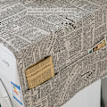 Miniatyrbillede 3 af 4: Engelsk avis, 130 x 55 cm køleskabsbeskyttelse med