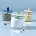Miniatyrbillede 4 af 5: Blå, Grøn, Pink - 3 Pakke Krydderi Beholdere, Lufttæt Plasti