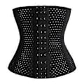 Miniatyrbillede 5 af 5: Åndbar talje-abdominal korset bælte Body Shaper Trainer XS(Sort XXL) Black XXL