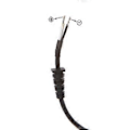 Miniatyrbillede 4 af 5: Ret Vinkel til Han Strømkabel, 18AWG 5.5MM x 2.1MM Han til Han Stik Patch Ledningsadapter Sort