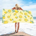 Miniatyrbilde 1 av 5: Mikrofiber Strandhåndkle Superlett Fargerikt Badehåndkle Sandtett Strandteppe Flerbrukshåndkle For Reise Svømmebasseng 75x150 cm