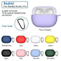 Miniatyrbillede 2 af 5: Flydende Silikone Beskyttelsesetui Til Xiaomi Redmi Buds 4 Pro Cover Candy Farve Blød For Redmi Buds 4