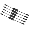 Miniatyrbillede 1 af 5: DC 12V Inline Switch, 5 stk. LED-striplys On/Off DC-stik (5,5 x