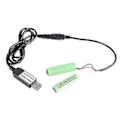 Pikkukuva 1 / 5: USB - 3VLR6 AA-pariston korvaava kaapeli USB-virtamuuntimet leluille lämpömittareille kaukosäätimille Korvaa 2 kpl 1,5 V AA-paristoa