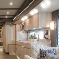 Miniatyrbilde 2 av 5: 12V LED 800LM RV Taklampe Dobbel Kuppel Lys RV Innvendig Belysning