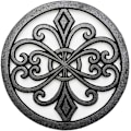 Miniatyrbillede 2 af 5: Robust Støbejerns Trivet, Rustfri Sort Hyldebeslag