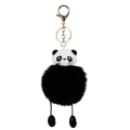 Miniatyrbillede 4 af 5: 2 søde plys panda nøglering bil nøgleringe, pandaformet nøglering
