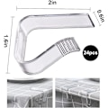Miniatyrbild 3 av 5: 24 stycken plastduksklämmor, duksklämmor, transparenta