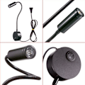 Miniatyrbilde 5 av 5: LED leselampe, 360° rotasjon nattlampe, varm hvit farge