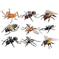 Miniatyrbilde 1 av 2: 9 stk. Insektmodeller Insektsleker Simuleringsinsekter Morsomme læremidler for barn
