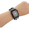 Miniatyrbillede 3 af 5: Perle urrem (sort), kompatibel med Apple Watch Band 42/4