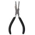 Pikkukuva 1 / 5: Ammattimaiset langan taivutuspihdit ruostumattomasta teräksestä, korupihdit, ergonominen kahva, langanmuotoilupihdit askartelijoille small round head 1