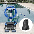 Miniatyrbillede 4 af 5: 22 * 26 * 42 tommer fuldautomatisk swimmingpool rengøring og suge