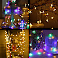 Miniatyrbillede 4 af 5: 25Ft 50LEDs Batteridrevet Stjernelys, 8 Tilstande Varmt Hvidt