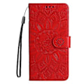 Miniatyrbillede 2 af 5: Solsikke Læder Telefon Cover Til Huawei nova Y61 Red