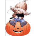 Miniatyrbild 1 av 5: 30x40cm 5D DIY Diamantmålning Full, Halloween-serie#P, DIY Diamant Strass