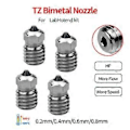 Miniatyrbillede 2 af 5: Bimetallisk Dyse Avanceret Varmebestandig Hærdet Ståldyse 0.2/0.4/0.6/0.8mm Til ABS TPU Og Flere Filamenttyper 0.8mm 0.8mm
