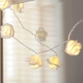 Miniatyrbild 5 av 5: Varmvit LED-blomstergirlang 3m 20 LED-lampor för inomhusbruk