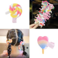 Miniatyrbillede 2 af 4: 9 pakker (kanin gulerødder) Søde børnehårklemmer Kawaii Girls H