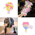 Pikkukuva 2 / 4: 9 pakkausta (kani porkkanat) Söpöt lasten hiuspidikkeet Kawaii Tytöt H