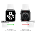 Miniatyrbillede 4 af 4: 42/44/45mm transparent, passer til Apple Watch Applewatch4/5/6s