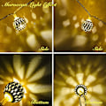 Miniatyrbilde 2 av 5: Marokkanske Lyslenker Batteridrevet 40 Gull LED Globe String