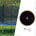 Miniatyrbillede 4 af 5: Udskiftningsmåtte til trampolin Genanvendelig netreparationsmåtte Trampolinspringmåtte til træning udendørs (8 fod med 48 spænder) 8ft with 48 Buckles
