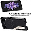 Miniatyrbild 4 av 5: Fodral Kompatibelt med Samsung Galaxy Z Flip 3, Specialmönstrat PU-läder Mjuk TPU Stötsäkert Anti-Fingeravtryck Fullt Skyddande Fodral för Samsung Ga