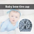 Miniatyrbild 4 av 5: Stilfull Baby Bonnet Mjuk Elastisk Babyhatt Multifunktionell Bomullshuvudbonad Mjuk Hatt Utmärkt för Daglig Användning & Fotografering Khaki Khaki