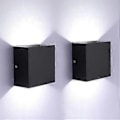 Miniatyrbillede 5 af 5: Nirvana 6W LED Indendørs Væglampe Op Ned Indendørs Væglampe Moderne Aluminium Væglampe til Stue Soveværelse Badeværelse Køkken Spisestue Kølig Hvid