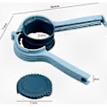 Miniatyrbilde 2 av 5: 4-delt sett med matoppbevaringsklemmer, plastforseglingsklemmer i rustikk stil for melkepulver- og frokostblandingspakker