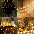 Miniatyrbilde 3 av 4: Starlight LED-stjerne varm farge \"plug-in-modeller\" 10 meter 100 lys