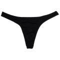 Miniatyrbillede 2 af 2: Pakke med 4 Herre Strings.L.Sort Black L