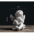 Miniatyrbillede 2 af 5: Resin Engel Figur Engel Statue Skrivebordsdekoration Ornament til Af