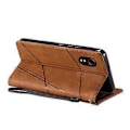 Miniatyrbild 3 av 5: Plånboksfodral för Samsung Galaxy Xcover 5 Linjer Präglat PU Läder Telefonskal Style E