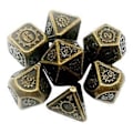 Miniatyrbillede 4 af 5: 7 stk./pakke Polyhedral Zinklegering til Drageskæl DnD RPG Brætspil Terninger (02) 2
