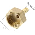 Pikkukuva 3 / 3: 2 kpl, 6 mm 4\" Naaraslangallinen Messinki Barb Liittimet Letkun Liitäntä