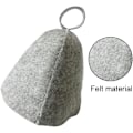 Miniatyrbillede 3 af 5: Sauna Hat Foldable Natural Felt Wool Cap Soft Solid Cloche Hat fo