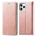 Miniatyrbillede 1 af 5: LC.IMEEKE Magnetisk PU + TPU Etui til iPhone 13 Pro Rose Gold